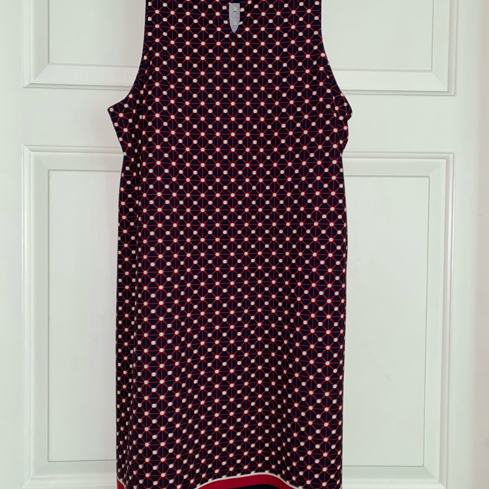 Banana Republic Dress Size L Large sheath dress sleeveless preowned - Picture 2 of 6